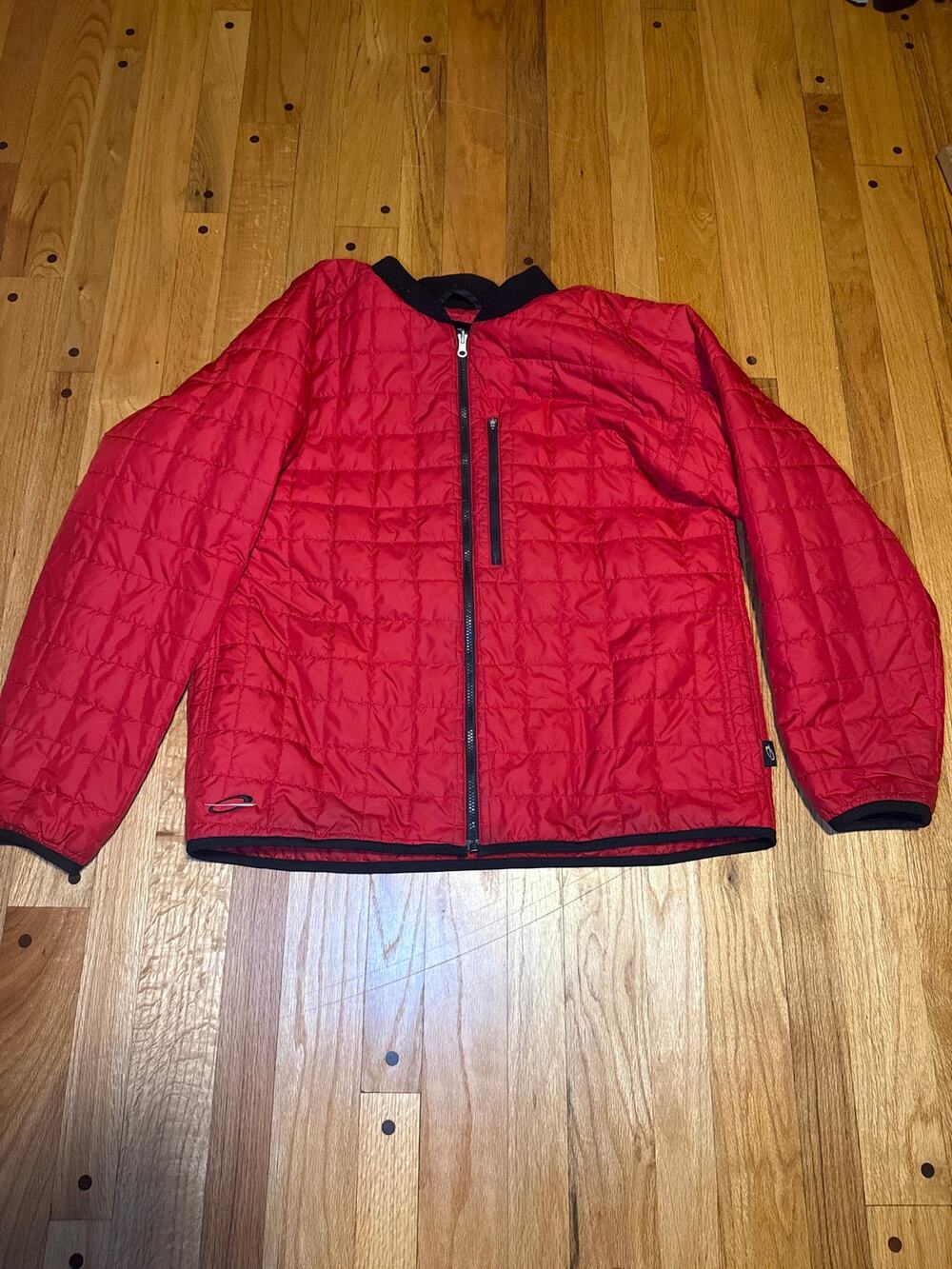 Obermeyer Men’s XL Red Quilted Insulated Jacket Lightweight Ski Style 41214